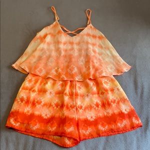 Sunset colors Romper